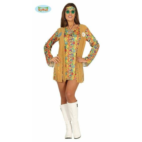 Hippie Lady Flower Power - Adult Size Small