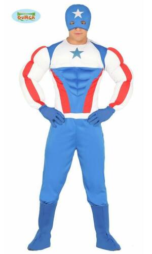 Captain American Superstar - Adult Size Medium