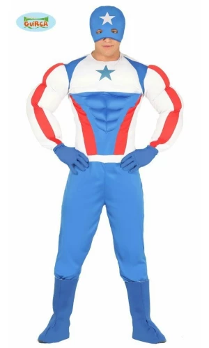 Captain American Superstar - Adult Size Large