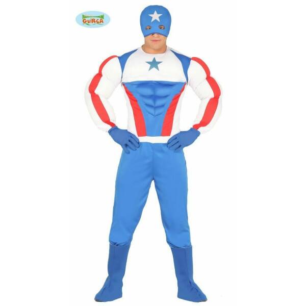Captain American Superstar - Adult Size Large