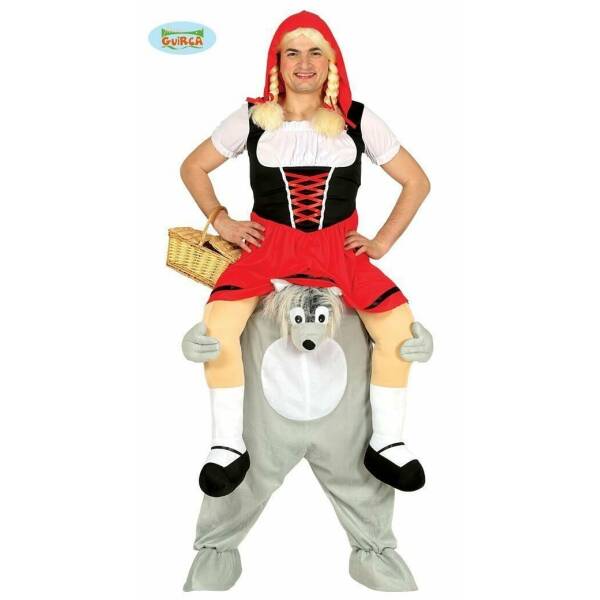 Piggyback Carry Me Wolf - Adult Size Large