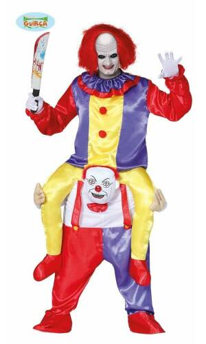 Piggyback Carry Me Clown - Adult Size Large