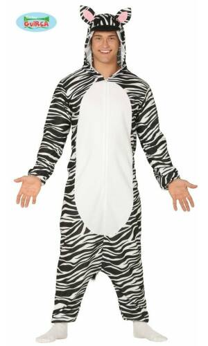 Zebra Onesie - Adult Size Medium