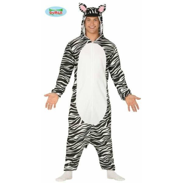 Zebra Onesie - Adult Size Medium