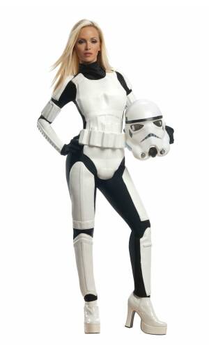 Official Star Wars Female Stormtrooper - Adult Size Large