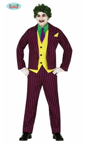 Crazy Joker Costume - Adult Size Medium