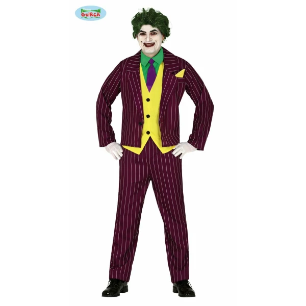 Crazy Joker Costume - Adult Size Medium