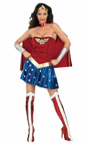 Official Wonder Woman Costume - Adult Size Medium