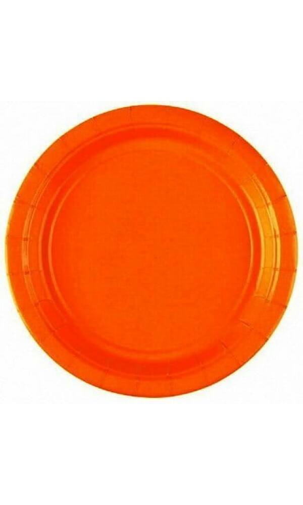 Orange Peel - 8 x Paper Plates 22.8 cm