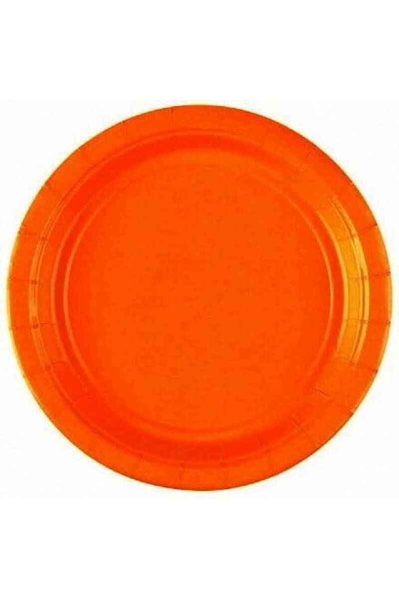 Orange Peel - 8 x Paper Plates 22.8 cm