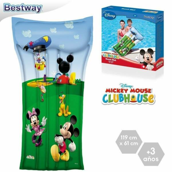 Bestway Mickey Mouse Clubhouse Swimming Air Bed 119 x 61cm (Online Only)