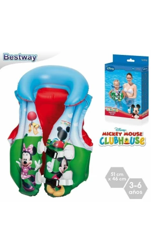 Bestway Mickey Mouse Pool & Beach Swimming Float Vest 51x46 cm (Online Only)
