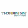 1a Comunion Jumbo Letter Banner (First Communion) - 2pk