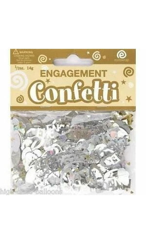 Engagement Confetti Table Decoration Gold and Silver - 14g