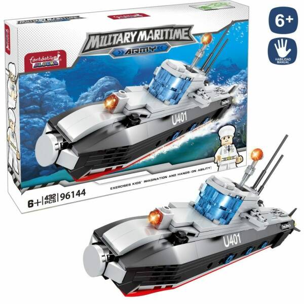 Construction Block Military Maritime Army - 432 pcs