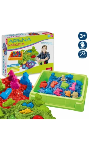 Arena Magic Sand With Tray & Models Animals - 10pcs