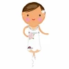 Super Shape Lovely Bride Foil Balloon 19'' x 40'' (48cm x 101cm)