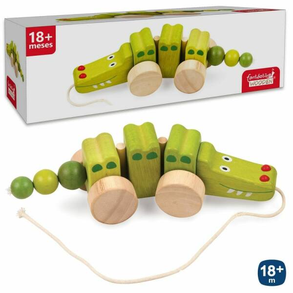 Wooden Crocodile 26 x 8.50 x 7.50cm