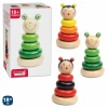 Stacked Wooden Discs - 8cm x 8cm x 13.20cm