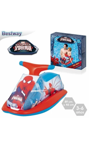 Bestway Spider-man Race Rider 89x46cm for Age 3-6 Years