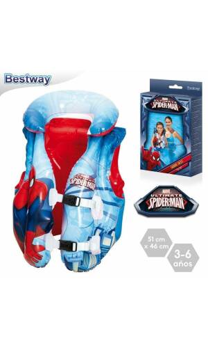 Bestway Spider-man Pool & Beach Swimming Float Vest 51x46 cm (Online Only)