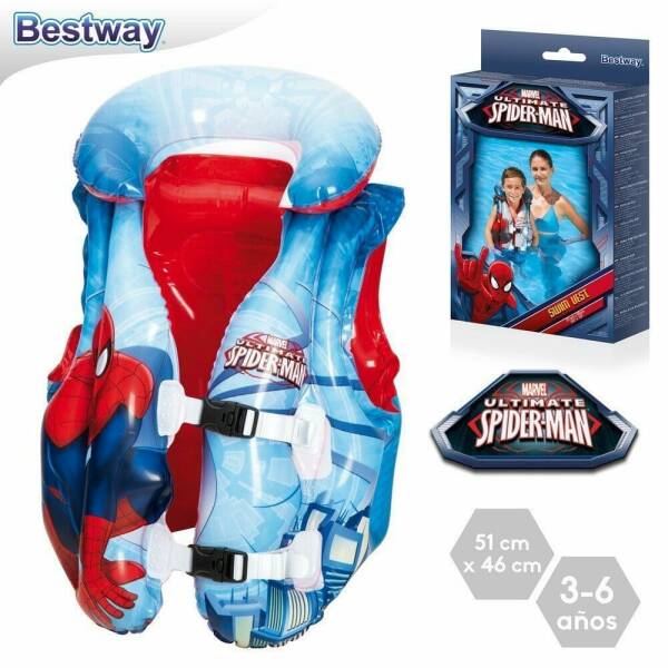 Bestway Spider-man Pool & Beach Swimming Float Vest 51x46 cm (Online Only)