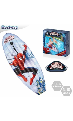 Bestway Inflatable Spider-man Raft 114x46cm for Age 3-10 Years (Online Only)