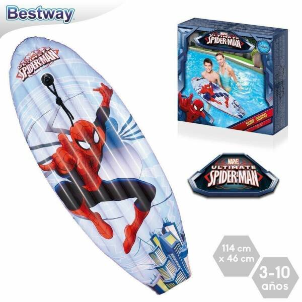 Bestway Inflatable Spider-man Raft 114x46cm for Age 3-10 Years (Online Only)