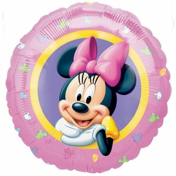 Minnie Round Foil Balloon - 18 ''
