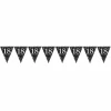 18th Gold Sparkling Celebration Plastic Flag Banner - 4m