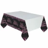 Pink Celebration Plastic Tablecover - 137cm x 259cm