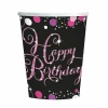 Pink Celebration Paper Cups  266ml - 8pk