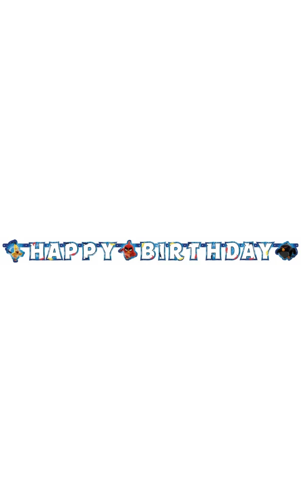 Angry Birds Paper Letter Banner - 1.78m