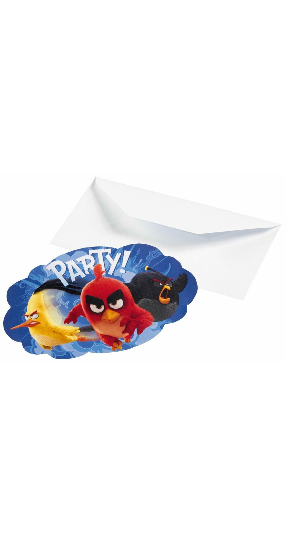Angry Birds Invitations - 8pk