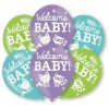 Woodland Baby Balloons 11" Latex - 6pk