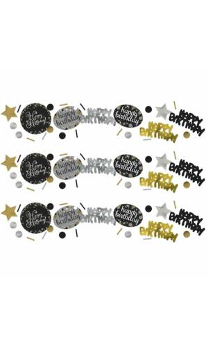 Happy Birthday Gold Sparkling Celebration Confetti – 34g