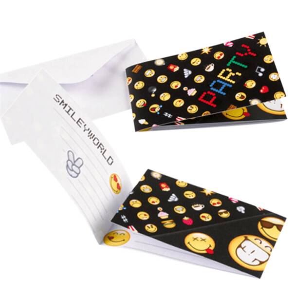 Emoji Party Invitations - 8pk
