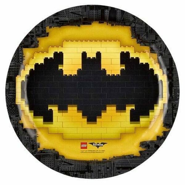 Lego Batman Large Plates 23cm - 8pk
