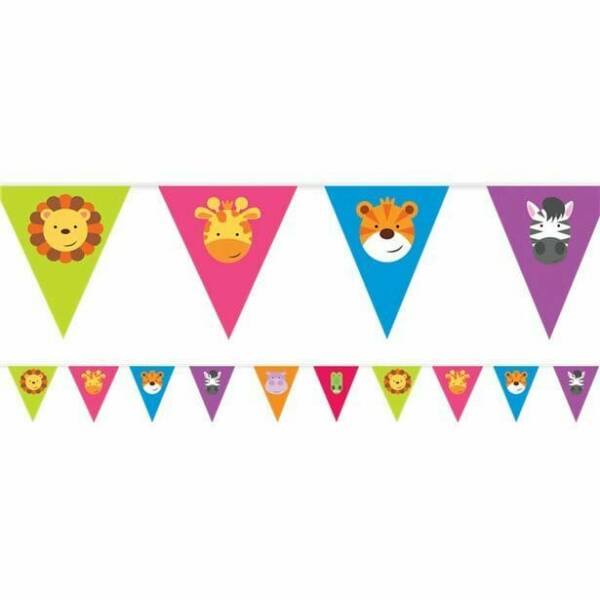 Animal Friends Bunting Flag Banner - 4m