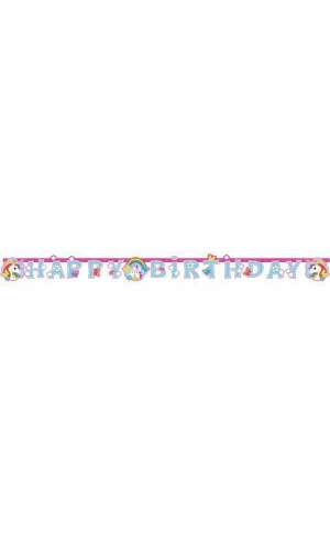 Unicorn Letter Banner - 1.79m