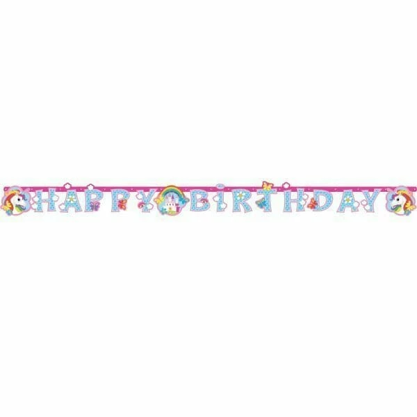 Unicorn Letter Banner - 1.79m