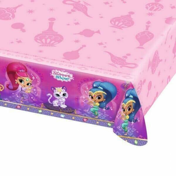 Shimmer and Shine Plastic Tablecover- 120cm x 180cm