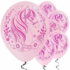 Magical Unicorn All Over Print 27.5 cm/11" Latex Balloons - 6pk
