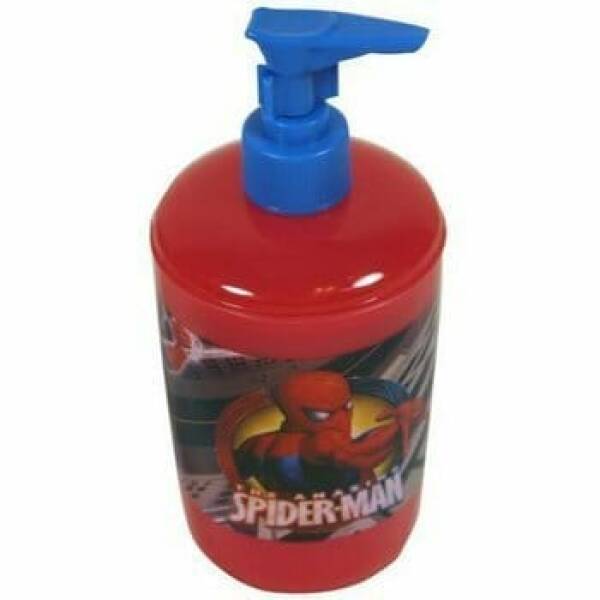 Spiderman Lotion & Soap Pump - 16cm x 8cm