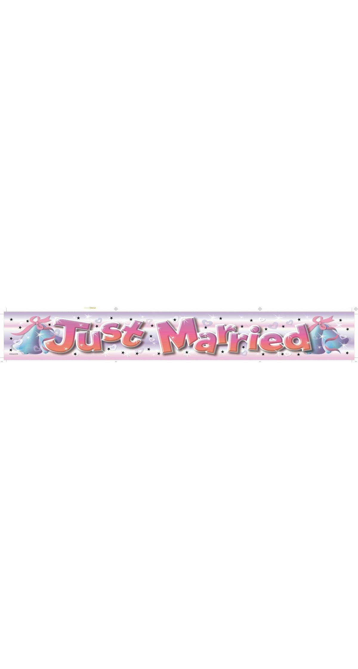 Foil Banner Just Married