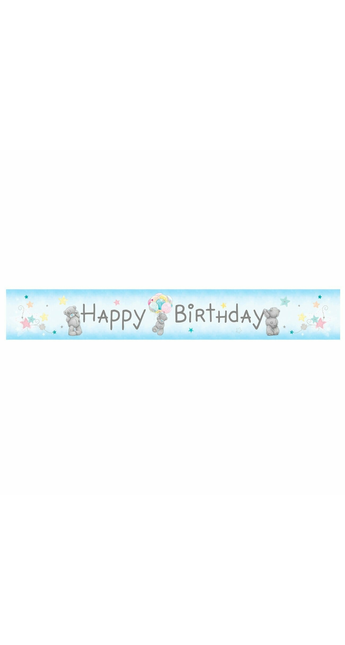 Foil Banner Happy Birthday Me To You - 4.5m