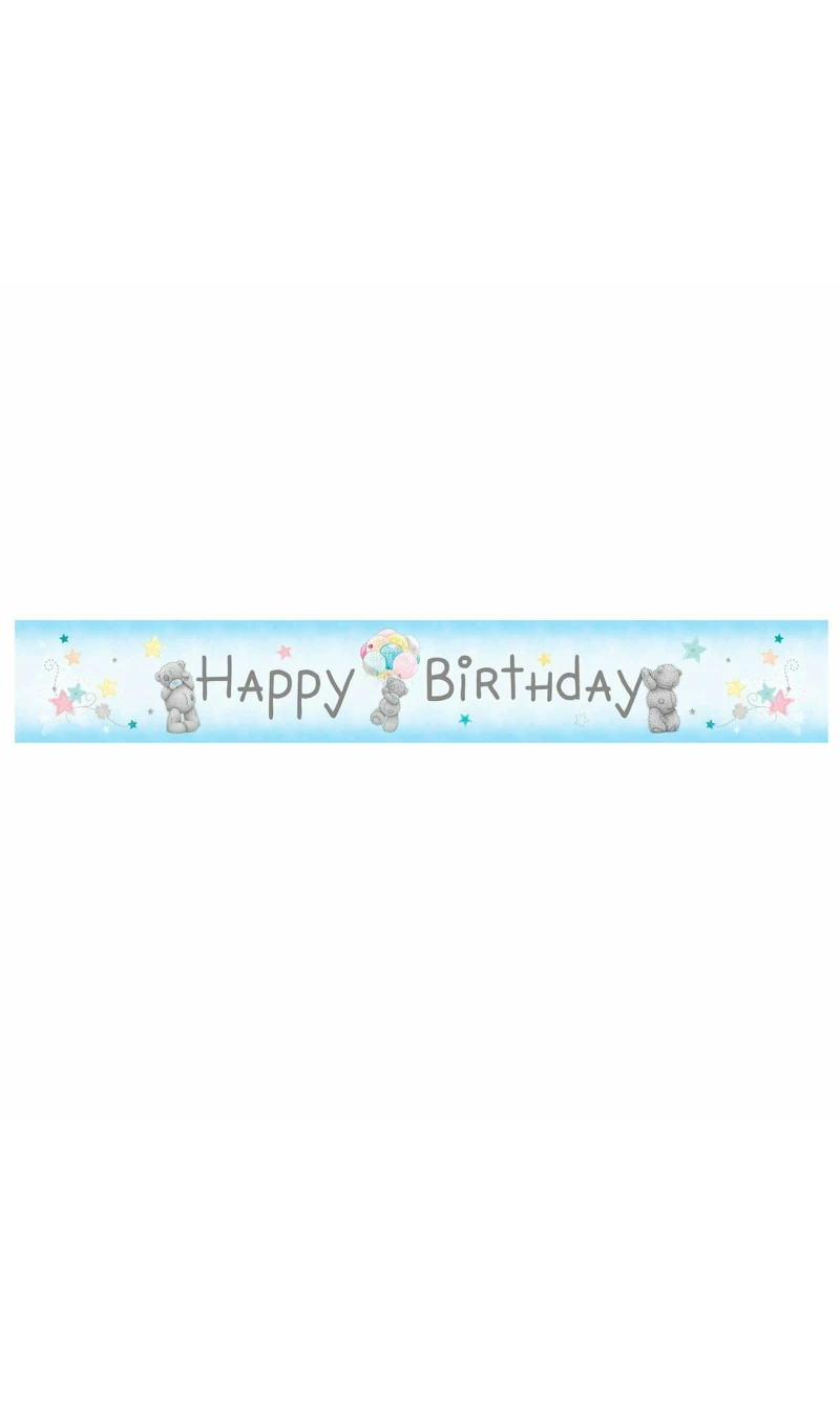 Foil Banner Happy Birthday Me To You - 4.5m