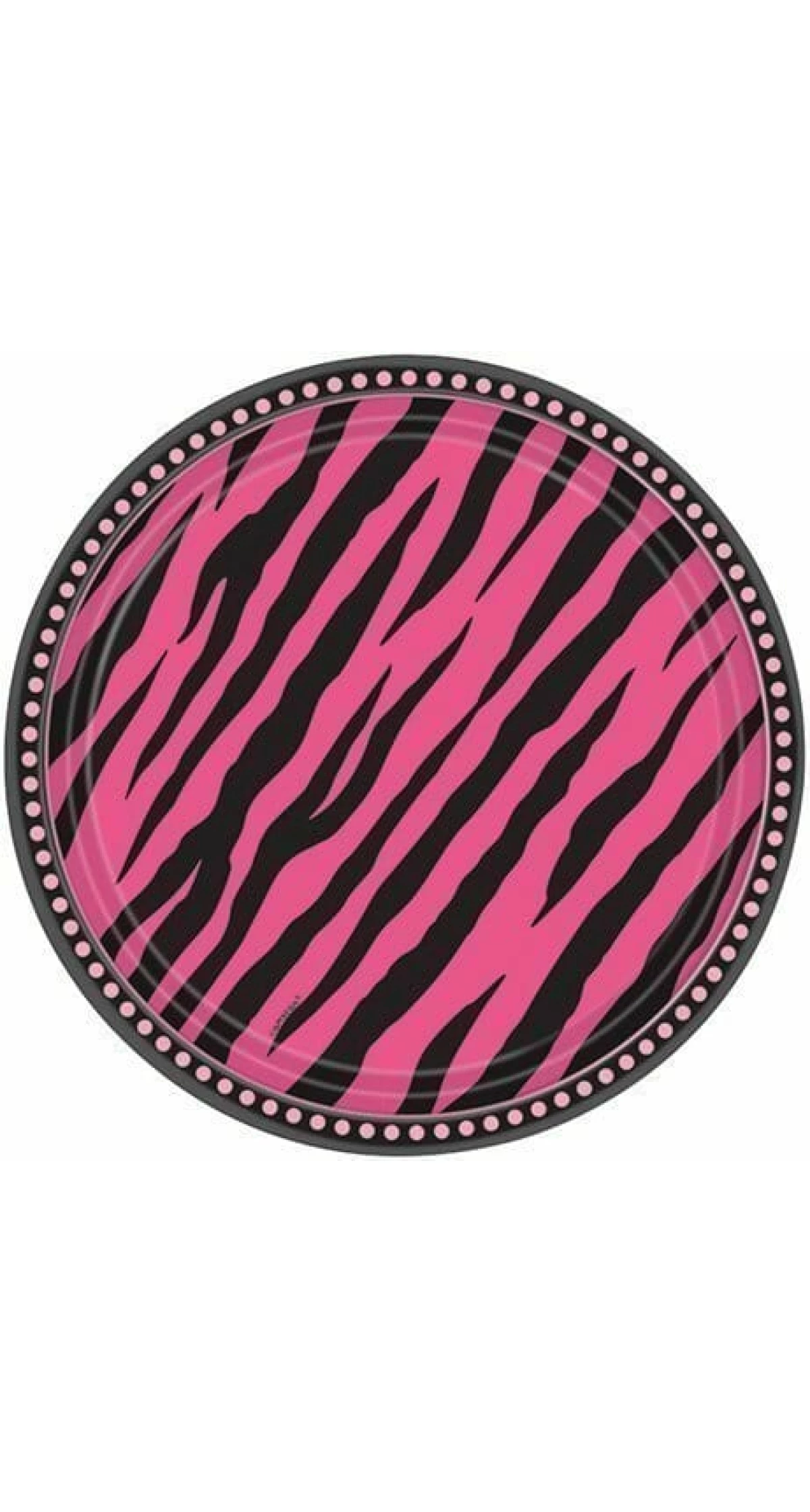 Oh So Fabulous Round Paper Plates 22.9cm - 8pk