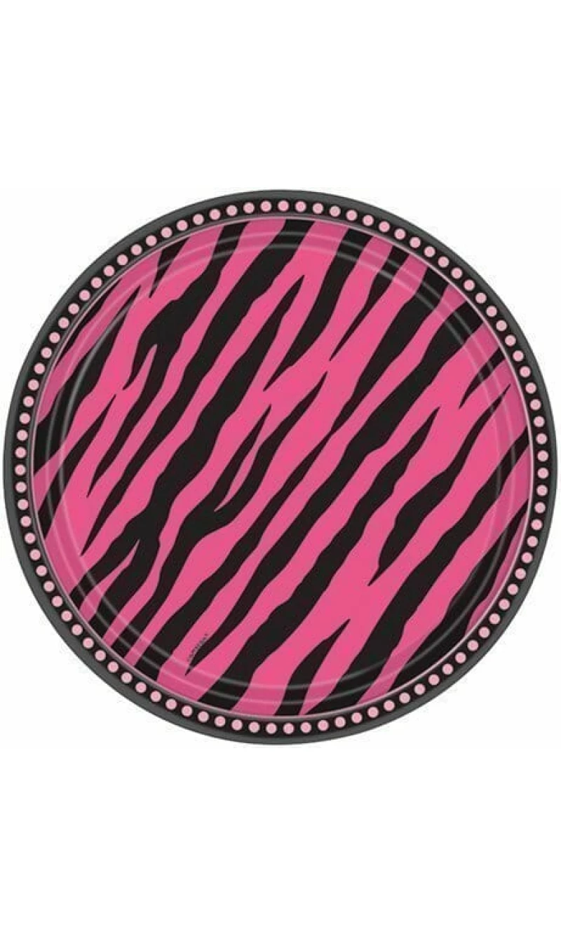 Oh So Fabulous Round Paper Plates 22.9cm - 8pk