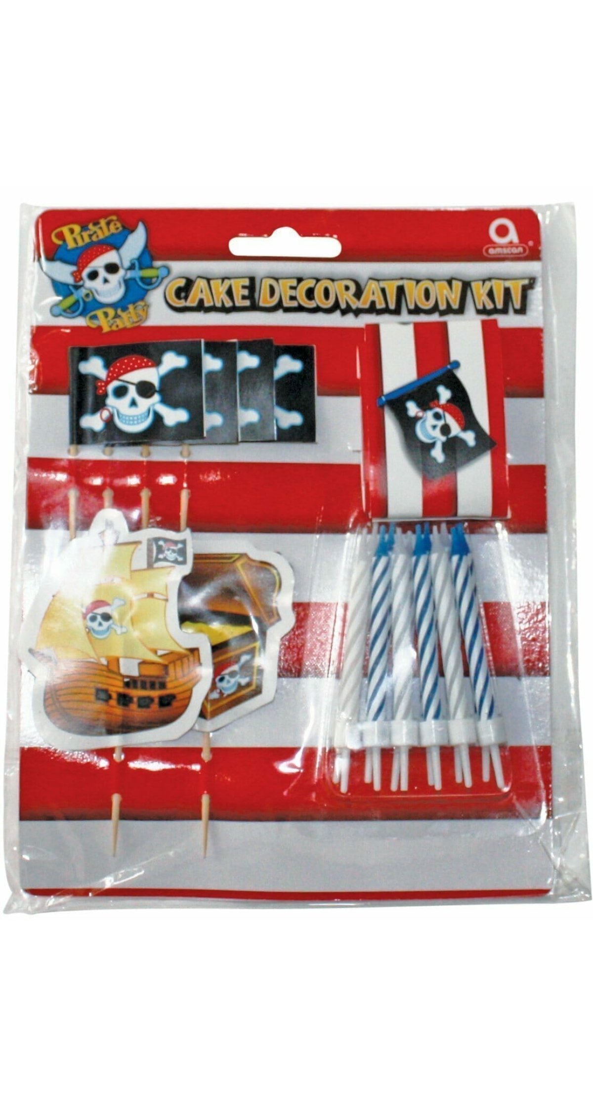 Cake Decorating Kit Pirate Party - 19pk
